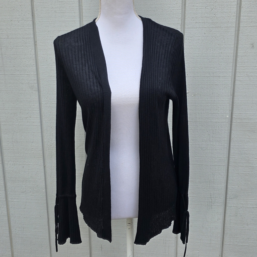 LC Lauren Conrad Black Open Cardigan Size: Medium